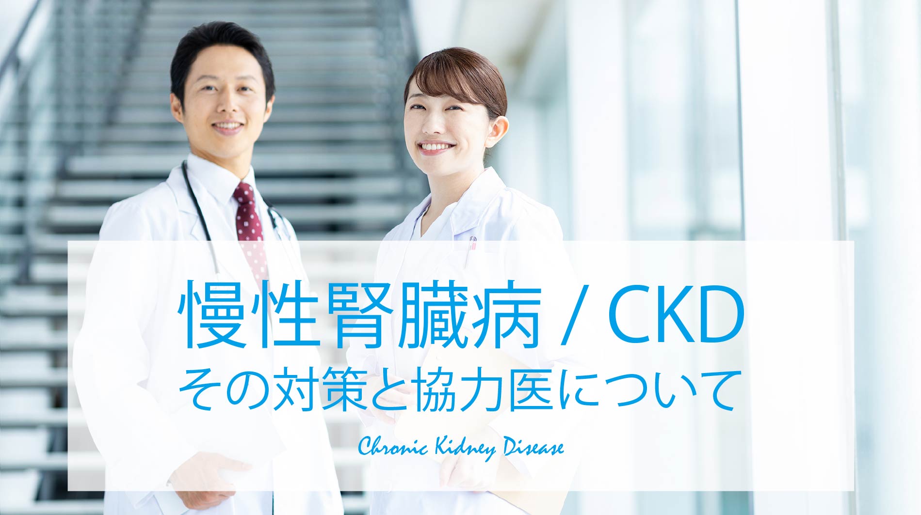 慢性腎臓病 / CKD その対策と協力医について